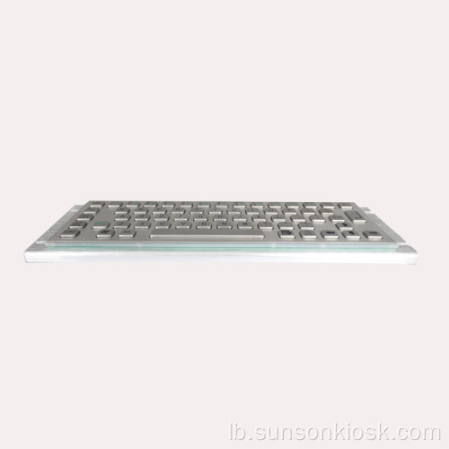 Robuste Metal Keyboard mat Track Ball